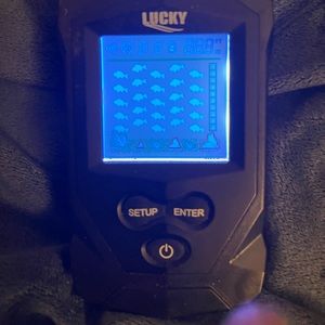 Lucky FISH finder SON USED ONCE. Like new